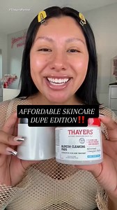 17K views · 259 reactions | #Ad Skincare DUPE alert!!! Use these @Thayers blemish clearing pads before makeup! You will have the BEST makeup day of your life朗殺 #ThayersPartner shop these on @Amazon 懶 #Thayers | Rocio Soria | Facebook