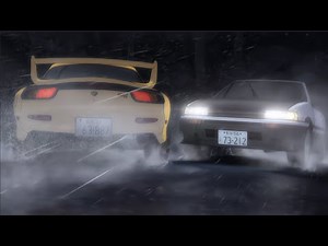 FD3S vs. AE86 SC - [Eurobeat Removed] - (Initial D Fourth Stage)