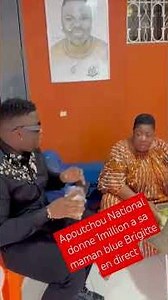 Apoutchou National gives 1 million to his mother blue Brigitte live for a prayer session