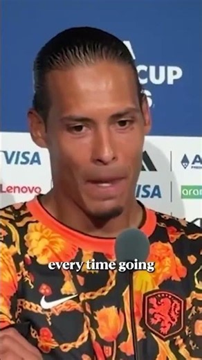 Virgil van Dijk is NOT a fan of the mandatory drinks breaks at this World Cup... ❌