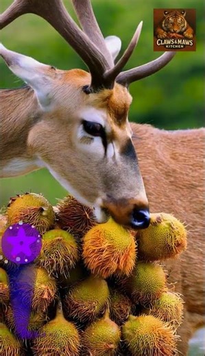 African Deer #ClawsAndMawsKitchen #WildlifeFeeding