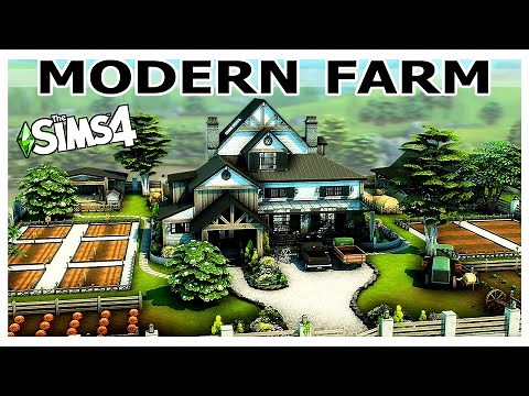 MODERN FARM | Henford on Bagley | Sims 4 Speed Build | No CC