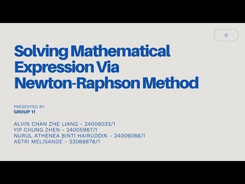 Newton Raphson Method (MATLAB and C++）