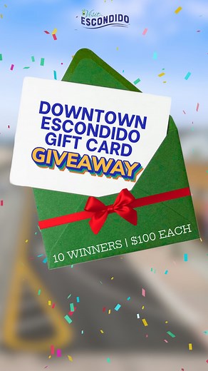 6.5K views · 78 reactions |  Downtown Escondido Gift Card Giveaway!...
