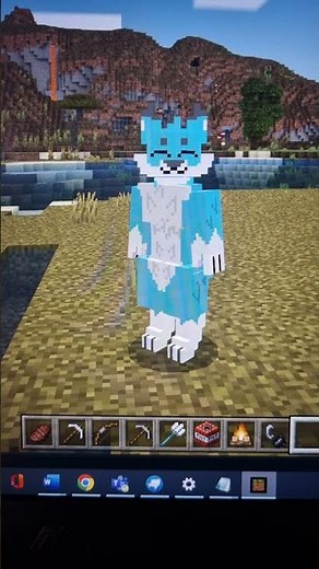 Minecraft Bedrock Skin 4D furry #minecraftskins #furries