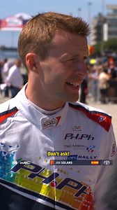 Jan doesn't forget Gordy! 😂 | WRC - FIA World Rally Championship