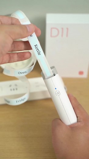 Organize Cables at Home with D11 Label Maker - Cable Label Printer