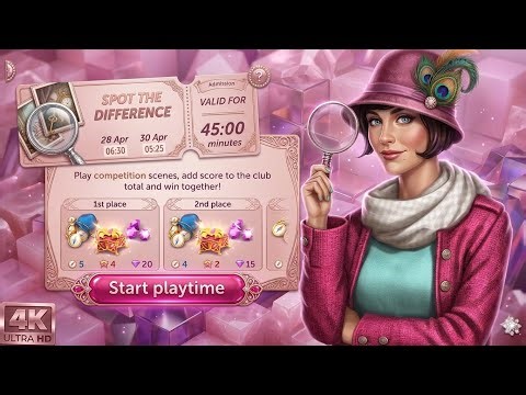 June's Journey Spot The Difference Competition 28-30 April 2026 13 Scenes 4K HD