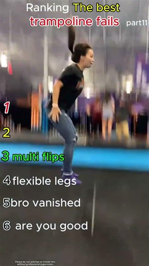 Ranking the best trampoline fails