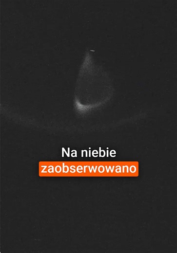 Tajemniczy obiekt na niebie to rakieta #nocneniebo #falcon9