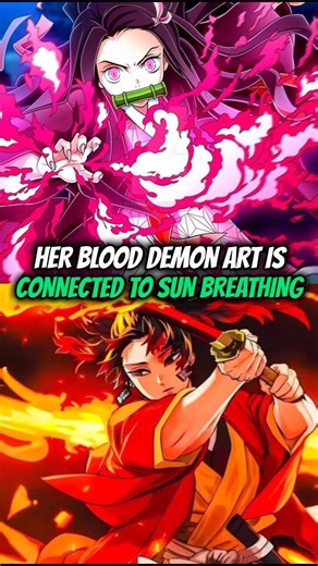 Nezuko's Blood Demon Art Is Connected To Sun Breathing. #demonslayer #anime #nezuko #sunbreathing