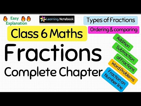 Class 6 Fractions (Complete Chapter)