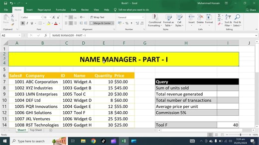 Name Manager | Define Name in Excel | How to Use Name Manager & Define Name in EXCEL 2007, 2013,2019 Name Manager in Excel Excel Name Ranges and Name Manager Tutorial 2024 How To Use Name Manager with Formulas in MS Excel || MS Excel Best Command in Urdu Hindi MS Excel - Name Range How to Create Named Ranges in Excel w to open excel name manager in excel named ranges in excel excel named ranges name manager in excel excel named range excel tutorial excel tips and tricks named range in excel name