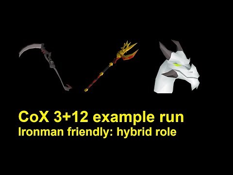 OSRS: 3+12 CoX example run (hybrid role)