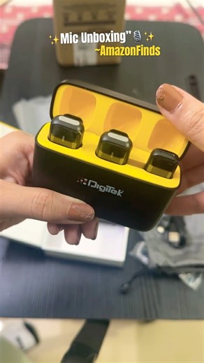 🎤 “Mic Unboxing! 😳🔥” Digitek 2 in 1 Wireless Microphone System (DWM-105) #amazonfinds #unboxing
