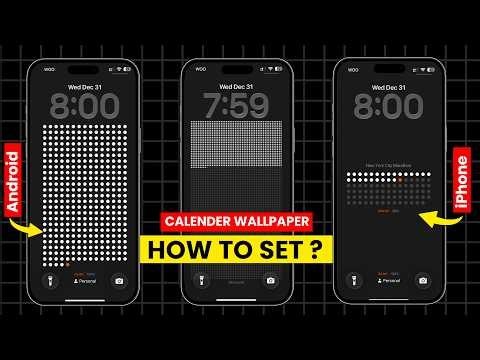 The Life Calendar Wallpaper in Android | The Life Calendar | How to Set the Life Calendar