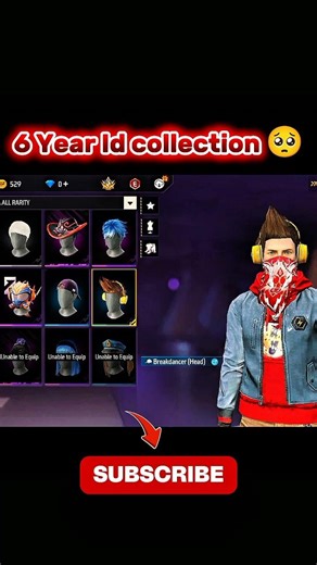 6 year ID collection video free fire video#freefire #gaming #freefire