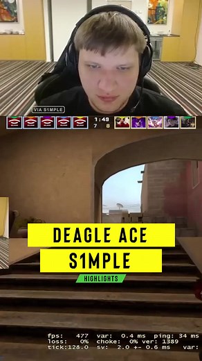 S1mple Pog Moments in Competitive CS:GO | Twitch Highlights