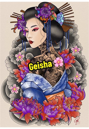 Capturing Grace: Geisha Art Inspired by Japanese Culture