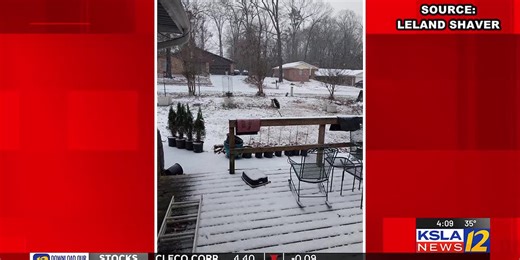 KSLA News 12 viewers share videos, photos of wintry precipitation