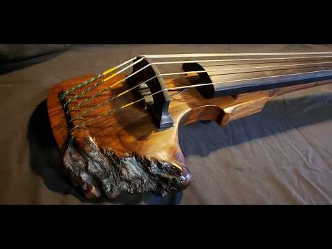 Five String Electric Upright Bass Build