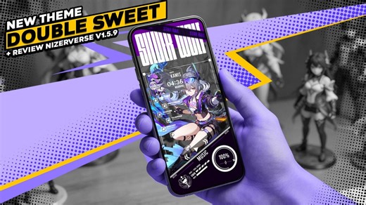 DUO MAUT!! Wajib jadi Wiffue inimah | Double Sweet Theme #klwp #nizerverse