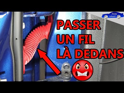 How to run a wire in a sheath ? ( Trunk , tail gate, door )