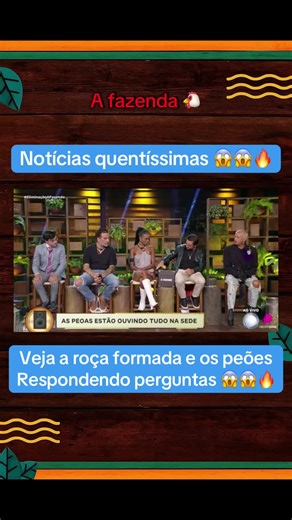 Roça formada é um eliminado em instantes 😱😱🔥🔥