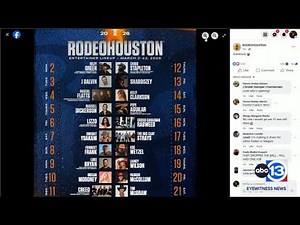 2026 Houston Livestock Show and Rodeo Concert Lineup