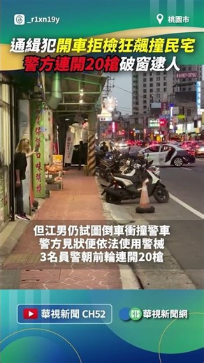 通緝犯開車拒檢狂飆撞民宅！ 警方連開20槍破窗逮人｜👉小編推新聞 20260327 #shorts