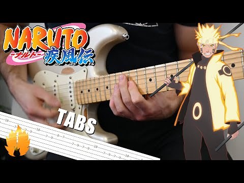 【TABS】Naruto Shippuden OP16 - Silhouette KANA-BOON Guitar Lesson w/ TABS - 【ギターレッスン】ナルト疾風伝op16シルエット