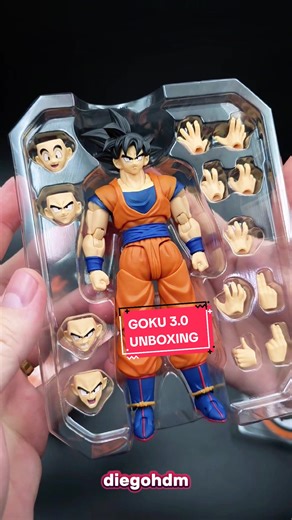Unboxing Goku 3.0 da DF! Review completo - DF Goku 3.0 Action Figure