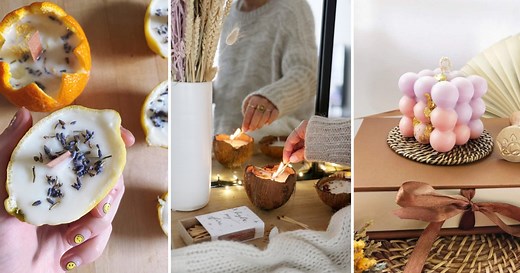 15 idées pour faire des bougies soi-même