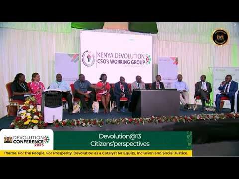 DEVOLUTION@13 CITIZENS’ PERSPECTIVES