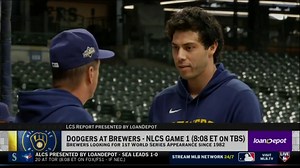 The team with the best record in baseball takes on the reigning World Series champions! ⚔️ Lauren Shehadi joins MLB Central from Milwaukee to preview tonight’s #NLCS opener. | MLB Network