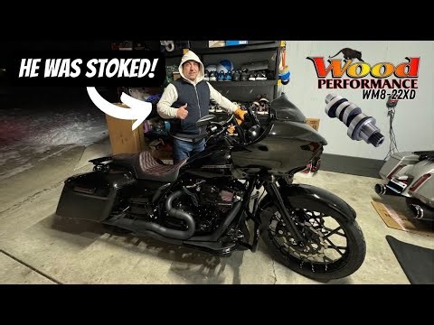 WOOD PERFORMANCE 22XD CAM INSTALLED IN A SUBSCRIBERS ROAD GLIDE! *STAGE 2*
