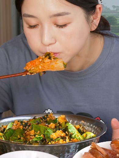 기가막힌 열무비빔밥 레시피와 먹방