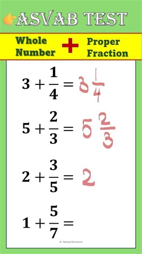 🔥 One weird trick makes fractions instant #asvab #mathhacks #mathstricks #education #maths