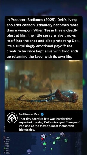 The Predator’s Weirdest Weapon Had the Biggest Heart - Predator: Badlands (2025)