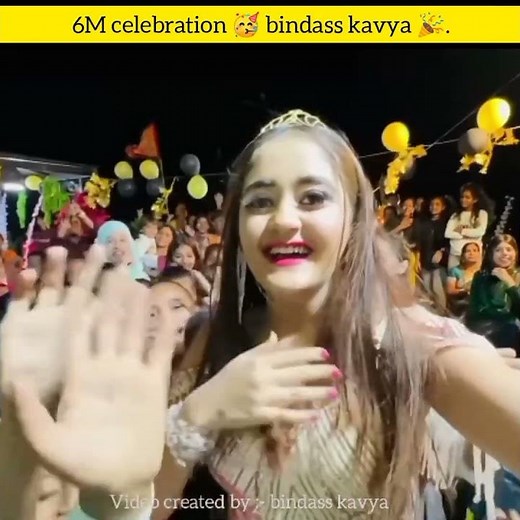 Wow! Bindass Kavya 6M Celebration🥳🎉#shorts#bindasskavya#kavyashorts#kavyavlogs#viralvideo#bts#outfit