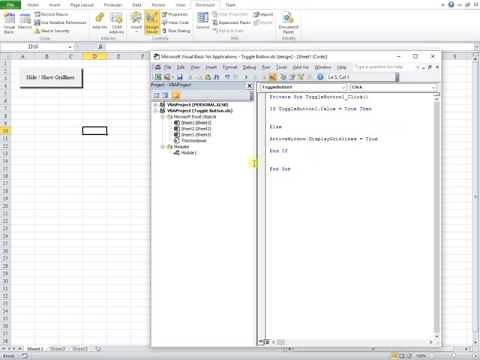 connecting the VBA code of a ToggleButton to a module