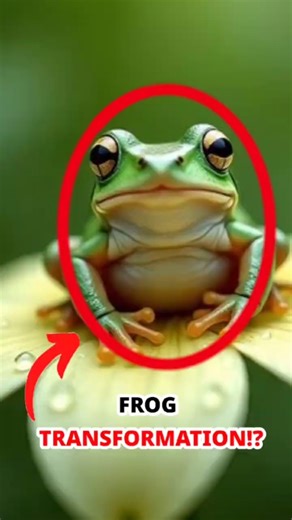 Frog Transformation!? #frog #animal #fyp