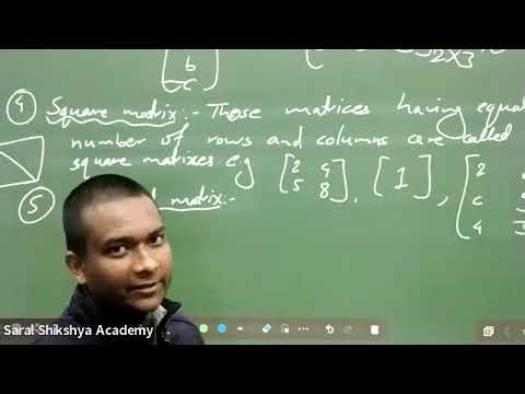 Business Mathematics - Matrix | Matrices and Determinants | Class 12 NEB | Free Tuition Class