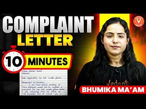 Complaint Letter Writing Hacks in 10 Minutes 🔥 | Class 10 English Grammar | Bhumika Mam