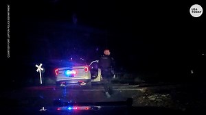 Train hits police car parked on Colorado tracks with suspect inside