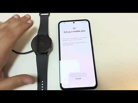 Galaxy Watch 6 force eSim setup using scanned QR code | Wearable App