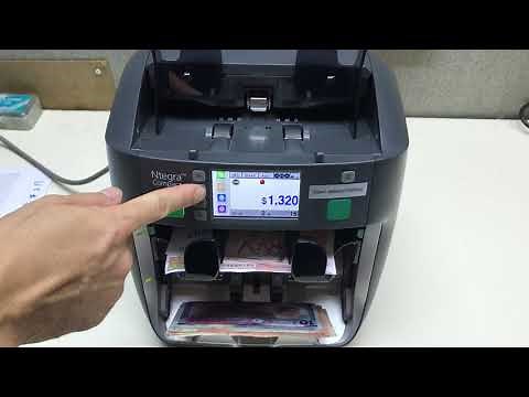 Glory Ntegra Compact 多貨幣桌面型驗鈔機 (三貨幣：港幣，人民幣，美金) 使用示範