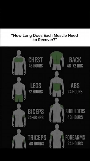 "How Long Each Muscle Takes to Recover? (Most People Get This Wrong!)"
