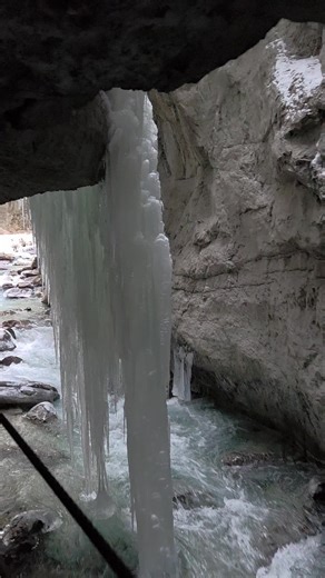 Frozen Partnachklamm in Garmisch-Partenkirchen. #travel #winter #Bavaria #bucketlist
