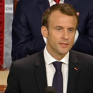 351K views · 8.4K reactions | French President Emmanuel Macron, addressing a joint session of Congress: "Let us work together in order to make our planet great again… I am sure, one day, the United States will come back and join the Paris Agreement." https://cnn.it/2Kcavg9 | CNN | Facebook